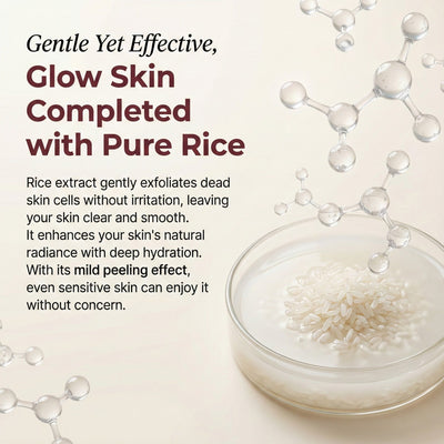 DR.MELAXIN Peel Shot Glow Rice Ampoule Duo Pack for Radiant Skin