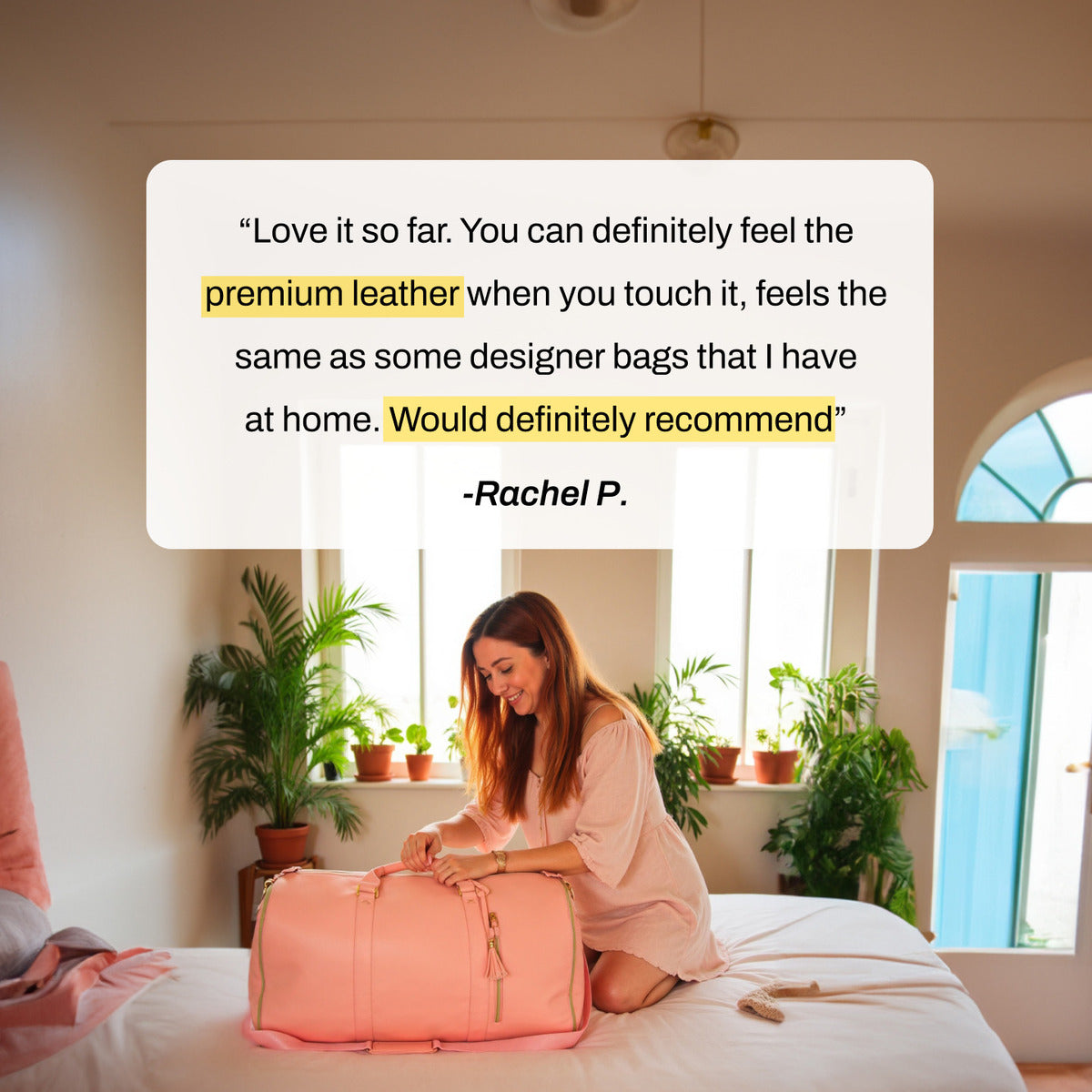 Blush Weekender Bag