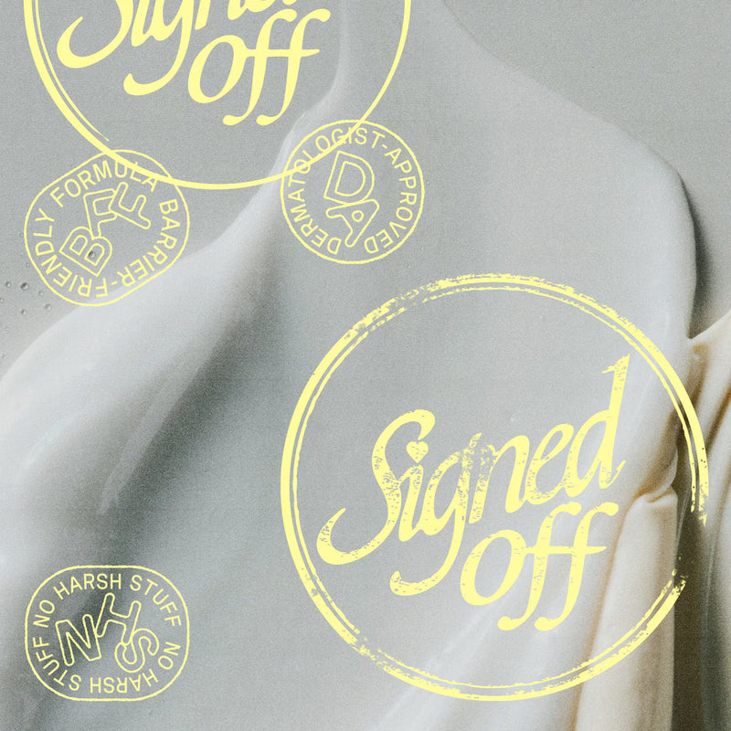 when we say 'signed off,' we mean it's...